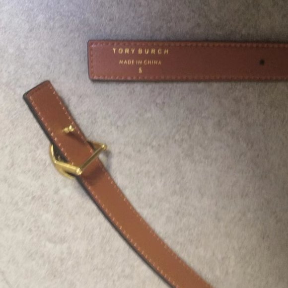 Tory Burch Logo Belt Black main image 3